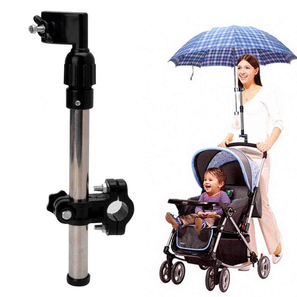 Adjustable Clamp On Stroller Umbrella Holder